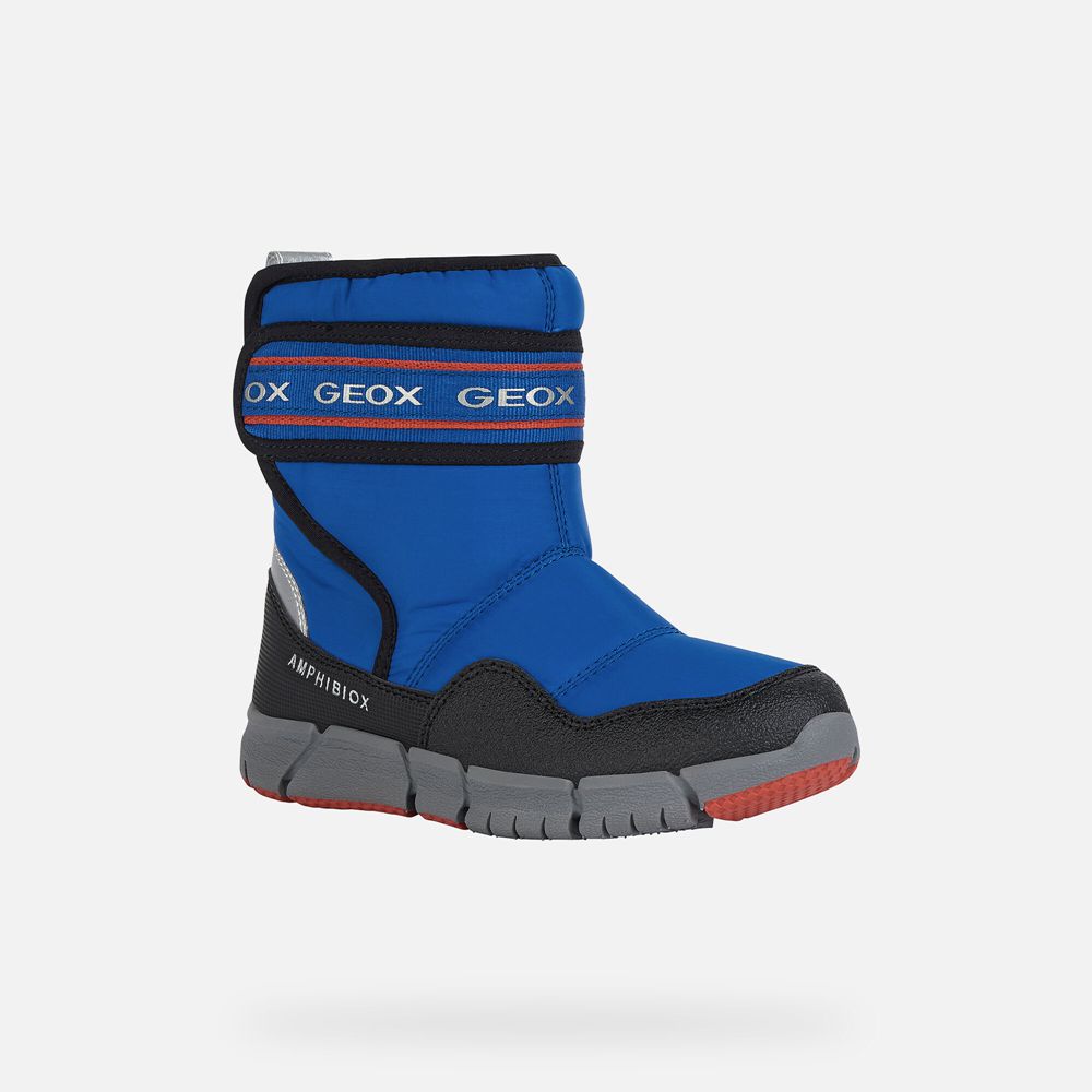 Botas Geox Menino Azuis - Flexyper Abx - XUPVC2103